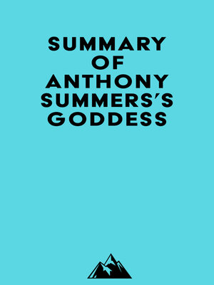 cover image of Summary of Anthony Summers's Goddess